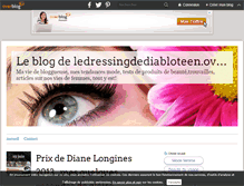 Tablet Screenshot of ledressingdediabloteen.over-blog.com