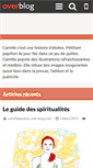 Mobile Screenshot of camillebaudoin.over-blog.com