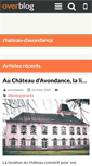 Mobile Screenshot of chateau-davondance.over-blog.com