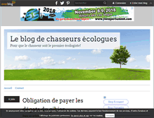 Tablet Screenshot of chasse-ecologique.over-blog.com