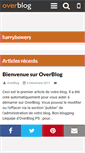 Mobile Screenshot of harrybowers.over-blog.com
