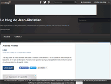 Tablet Screenshot of leblogdejeanchristian.over-blog.com