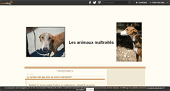 Desktop Screenshot of lesanimauxmaltraites.over-blog.com