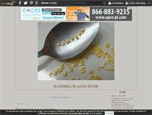 Tablet Screenshot of handska.plasticienne.over-blog.com
