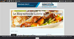 Desktop Screenshot of blogalolotte.over-blog.com