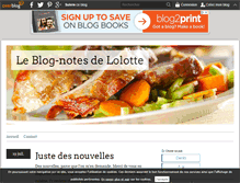 Tablet Screenshot of blogalolotte.over-blog.com