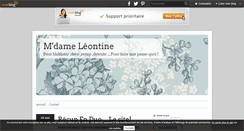 Desktop Screenshot of mdameleontine.over-blog.com