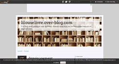 Desktop Screenshot of lilouselivre.over-blog.com