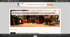 Desktop Screenshot of chorales200607.roco.puget.lorgues.over-blog.com