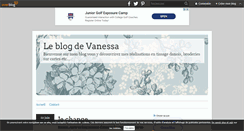 Desktop Screenshot of leblogdevanessa.over-blog.com