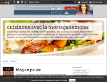 Tablet Screenshot of cuisinedehouariamostaganemoise.over-blog.fr
