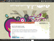 Tablet Screenshot of girlsboots.over-blog.com
