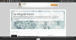 Desktop Screenshot of celinecocci.over-blog.fr