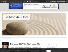 Tablet Screenshot of klote76.over-blog.com