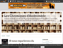 Tablet Screenshot of andromede.chronicles.over-blog.com