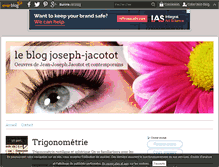 Tablet Screenshot of joseph-jacotot.over-blog.com