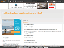Tablet Screenshot of echec-reussite-scolaire.over-blog.fr