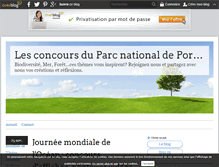 Tablet Screenshot of concours-portcros.over-blog.com