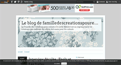 Desktop Screenshot of familledescreationspourenfants.over-blog.com