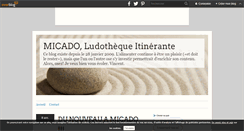 Desktop Screenshot of micado.over-blog.fr