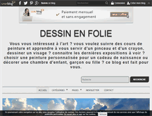 Tablet Screenshot of dessinenfolie.over-blog.com
