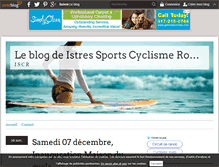 Tablet Screenshot of istressportscyclismeroute.over-blog.com