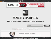 Tablet Screenshot of mariechartres.over-blog.com