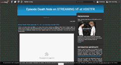 Desktop Screenshot of death-note-episode.over-blog.fr