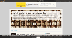 Desktop Screenshot of lacroixchris.over-blog.com