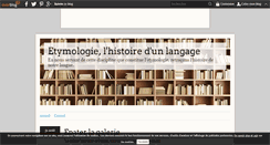 Desktop Screenshot of etymologie.over-blog.com