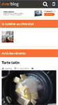 Mobile Screenshot of lacuisineauchocolat.over-blog.com