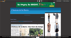 Desktop Screenshot of chateaudelabarre.over-blog.com
