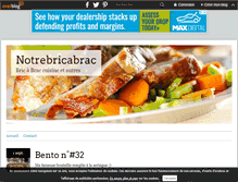 Tablet Screenshot of notrebricabrac.over-blog.fr