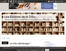 Tablet Screenshot of editionslatribu.over-blog.com