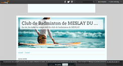 Desktop Screenshot of meslay-badminton.over-blog.com