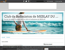 Tablet Screenshot of meslay-badminton.over-blog.com