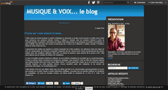 Desktop Screenshot of musique.et.voix.over-blog.com