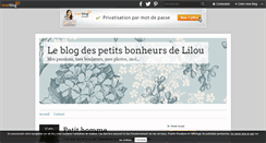 Desktop Screenshot of lespetitescroixdelilou.over-blog.com