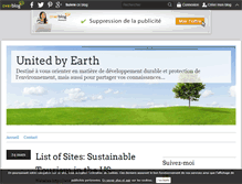 Tablet Screenshot of colloque-environnement.over-blog.com