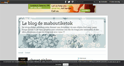 Desktop Screenshot of maboutiketok.over-blog.com