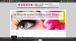 Desktop Screenshot of eyeletclothing.over-blog.com