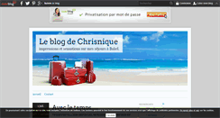 Desktop Screenshot of chrisnique.over-blog.com