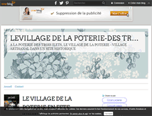Tablet Screenshot of levillagedelapoterie-destroisilets.over-blog.com