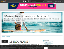 Tablet Screenshot of mainvillierschartres-handball.over-blog.com