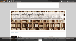 Desktop Screenshot of fangboie.over-blog.com
