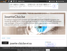 Tablet Screenshot of josettechiche.over-blog.com