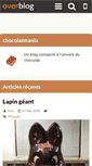 Mobile Screenshot of chocolatmania.over-blog.com