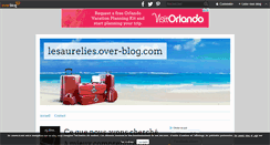 Desktop Screenshot of lesaurelies.over-blog.com