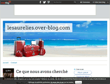 Tablet Screenshot of lesaurelies.over-blog.com