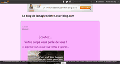 Desktop Screenshot of lamagiedeletre.over-blog.com
